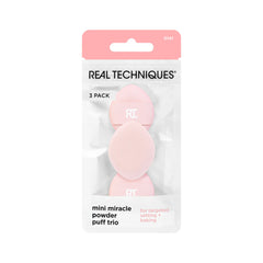 Real Techniques Mini Miracle Powder Puff Trio (3-Piece Set) | 284863