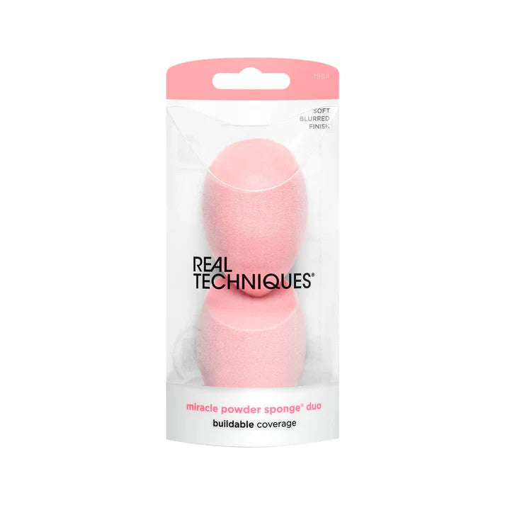 Real Techniques Miracle Powder Sponge Duo (2-Pack) | 261842