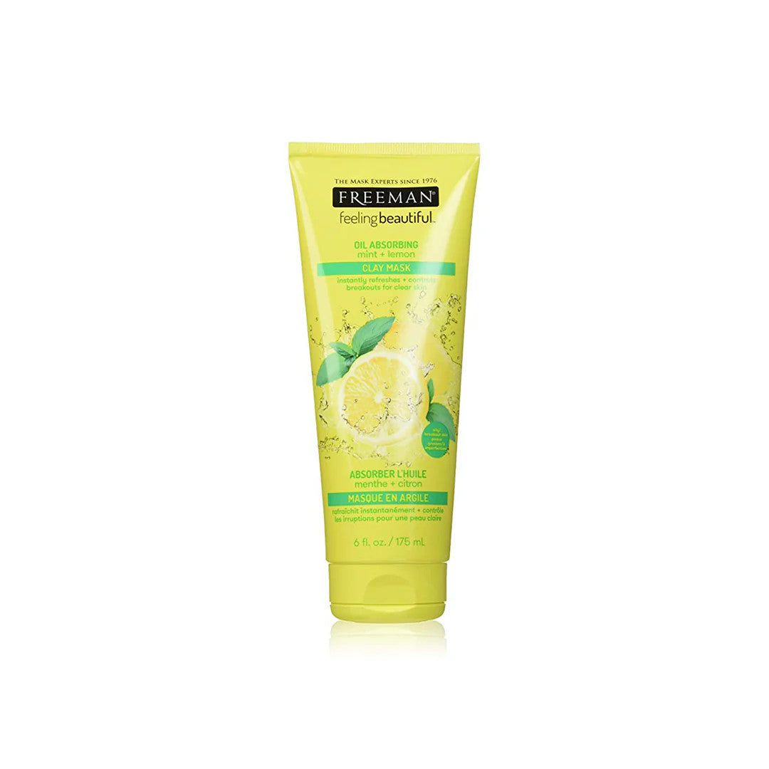 Freeman Oil Absorbing Mint & Lemon Clay Mask - 175 ml | 261813