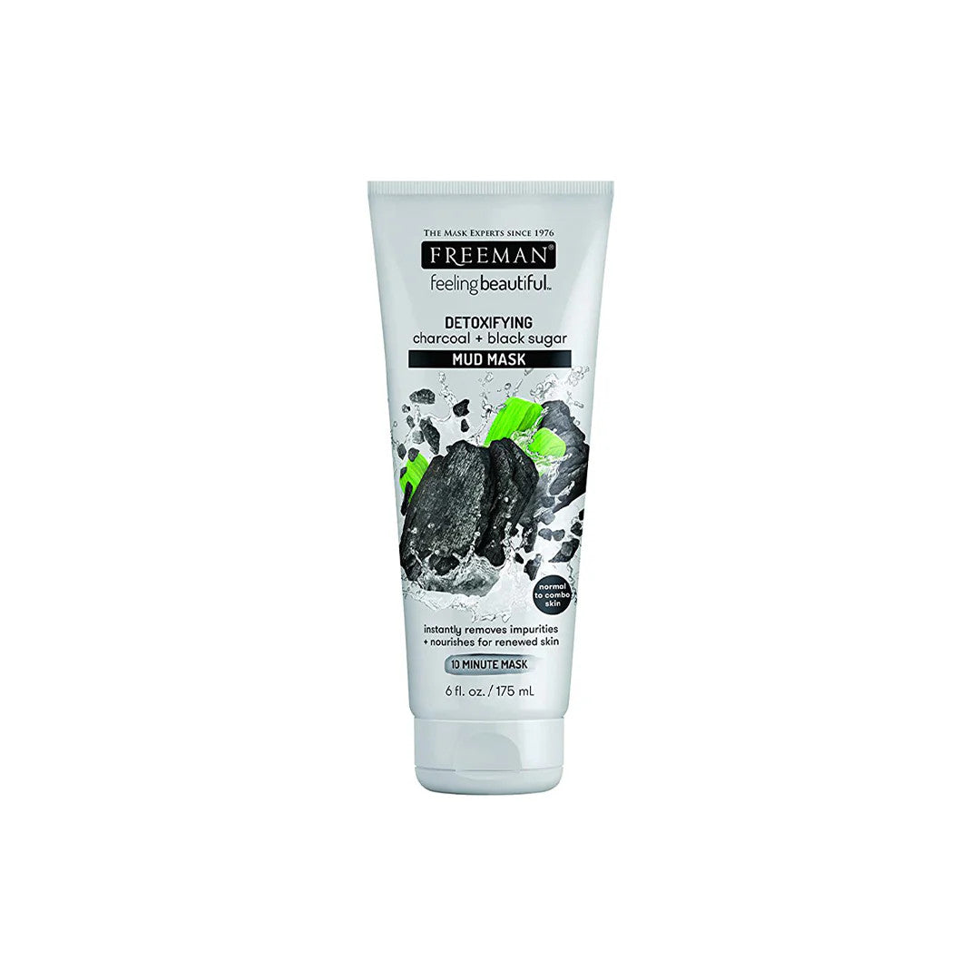 Freeman Detoxifying Charcoal & Black Sugar Mud Mask - 175 ml | 261817